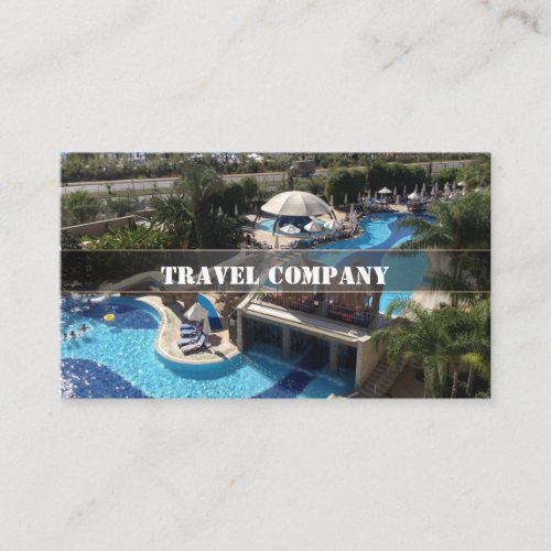 Travel company business card