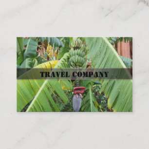 Travel company business card