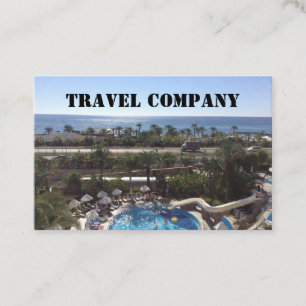 Travel company business card