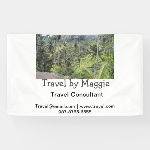 Travel consultant company add name email websphone banner