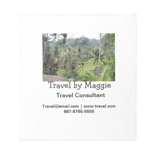 Travel consultant company add name email websphone notepad