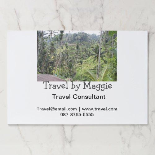 Travel consultant company add name email websphone paper pad