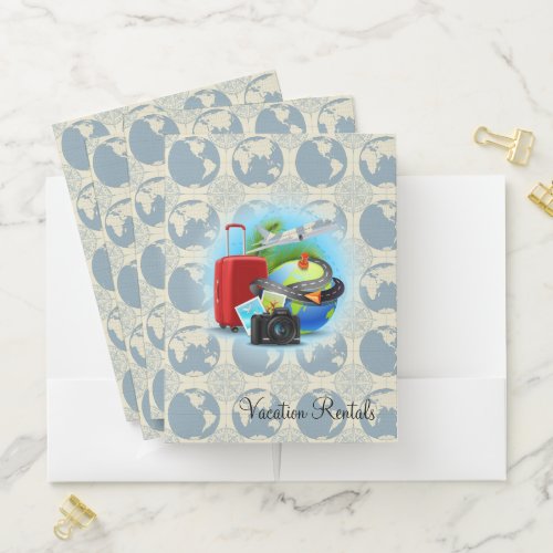 Travel Customize  Pocket Folder