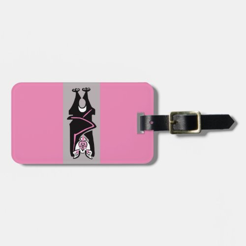 Travel Cute pink BAT _ Conservation _ Nature _ Luggage Tag