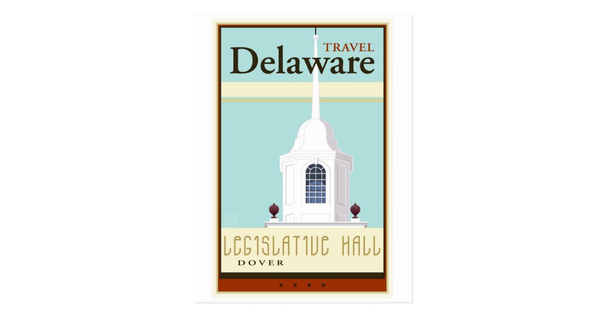 Travel Delaware Postcard | Zazzle.com