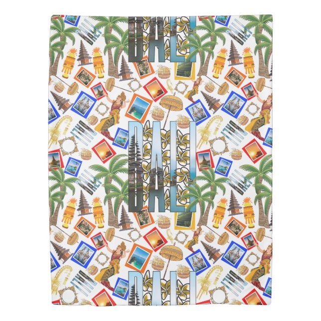 Travel Destination Bali Duvet Cover (Front)