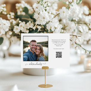 Travel Destination Photo Sharing QR Code Table Number