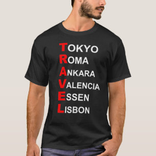 travel destinations T-Shirt