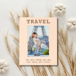 Travel Dictionary Definition Typography Engraved Frames<br><div class="desc">Travel Dictionary Definition Typography Laser Etched Picture Photo Frames features the text "Travel: the only thing you buy that makes you richer" in modern script typography.</div>