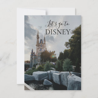 Travel Disney Postcard - Magic Kingdom Castle