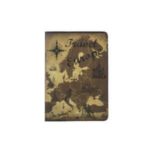 Travel Europe Passport Cover