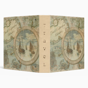 Travel Exploration Adventure 3 Ring Binder