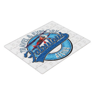 travel explore fabulous Aegina logo  Jigsaw Puzzle