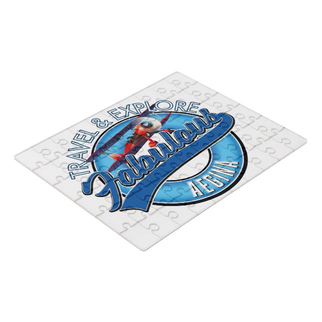 travel explore fabulous Aegina logo  Jigsaw Puzzle (3/4)