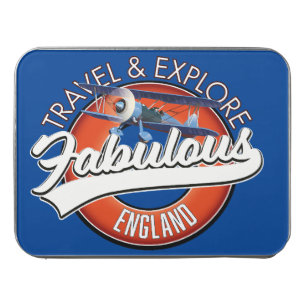 Travel explore fabulous England logo Jigsaw Puzzle