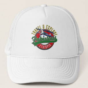 Travel Explore Fabulous Ethiopia logo Trucker Hat