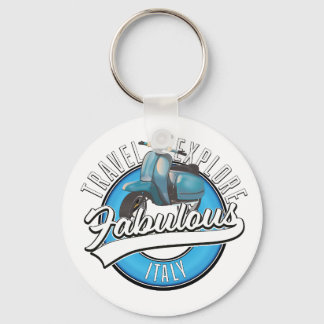 Travel Explore Fabulous Italy Keychain