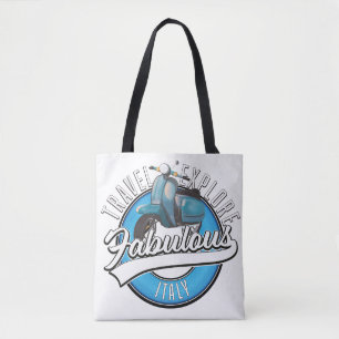 Travel Explore Fabulous Italy Tote Bag