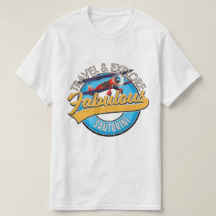 Travel & Explore Fabulous Santorini T-Shirt