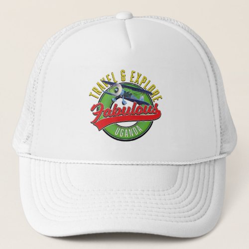 Travel Explore Fabulous Uganda T_Shirt Trucker Hat