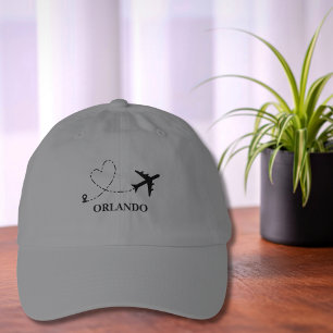  Travel Family Vacation Airplane & Custom Location Hat
