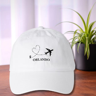 Travel Family Vacation Airplane & Custom Location Hat