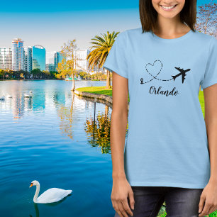 Travel Family Vacation Airplane & Custom Location T-Shirt