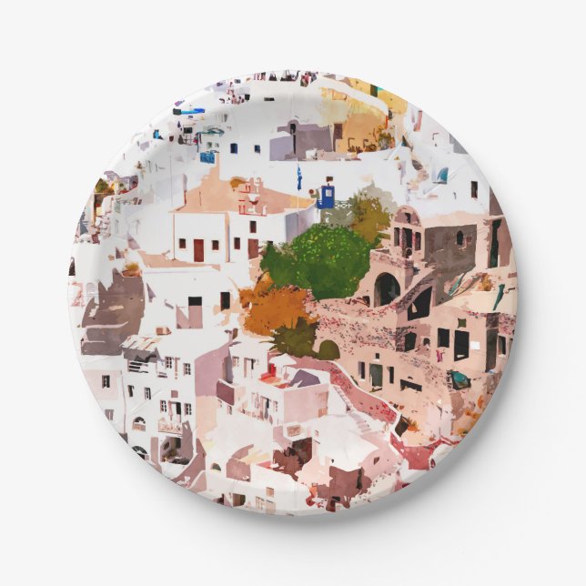 Travel Far Enough, You Meet Yourself Paper Plates (Front)