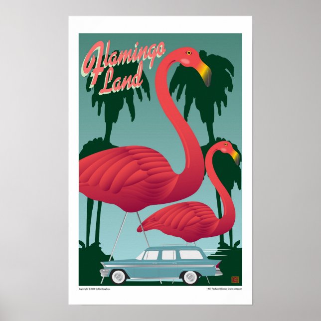 TRAVEL-Flamingo Land Poster (Front)