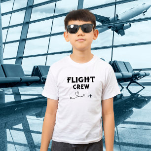 Travel Flight Crew Airplane Flying Modern Vacation T-Shirt