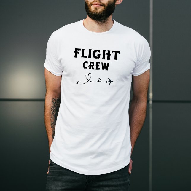 Travel Flight Crew Airplane Flying Modern Vacation T-Shirt (Creator Uploaded)