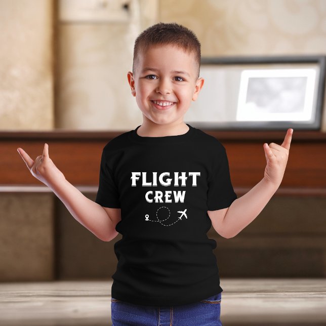 Travel Flight Crew Airplane Flying Modern Vacation Tri-Blend Shirt (Creator Uploaded)