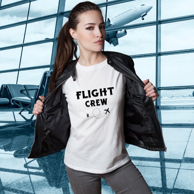 Travel Flight Crew Fun Airplane Flying Vacation T-Shirt (Creator Uploaded)