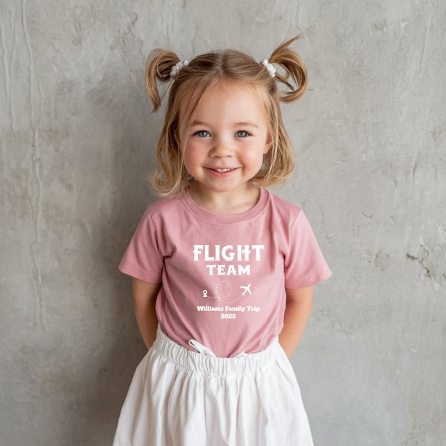 Travel Flight Team Family Vacation Bachelorette Baby T-Shirt (Creator Uploaded)