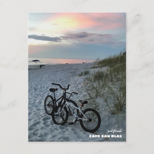 Travel  Florida _ Cape San Blas Beach Sunset Postcard