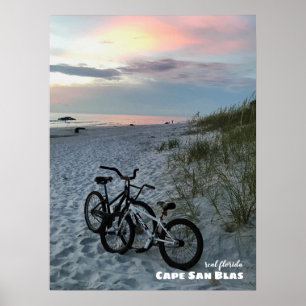 Travel Florida - Cape San Blas Bicycles Poster