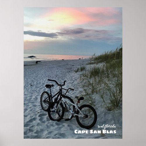 Travel  Florida _ Cape San Blas Bicycles Poster