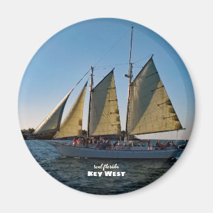 Travel   Florida - Key West Sailboat Sunset Cruise Magnet