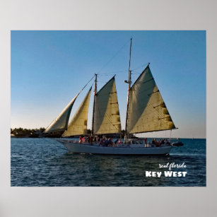Travel   Florida -  Key West Sunset Cruise Poster