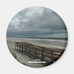 Travel | Florida - Neptune Beach Boardwalk Sunrise Magnet