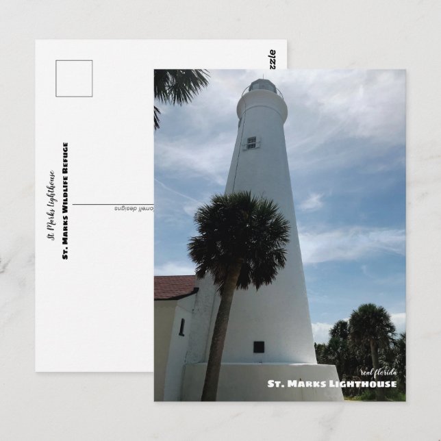 Travel | Florida - St. Marks Lighthouse Postcard (Front/Back)