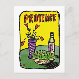 TRAVEL-France-Provence- Postcard