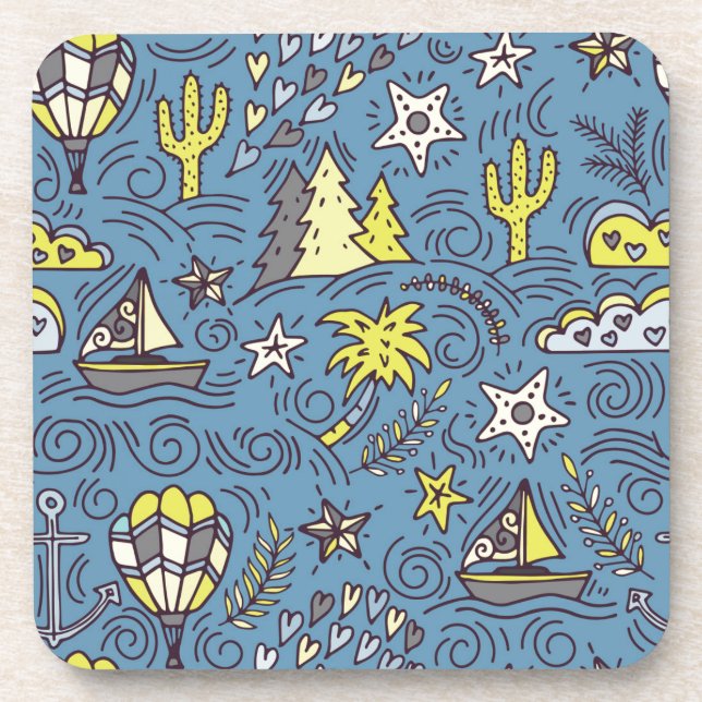 Travel Fun Drink Coaster (Front)