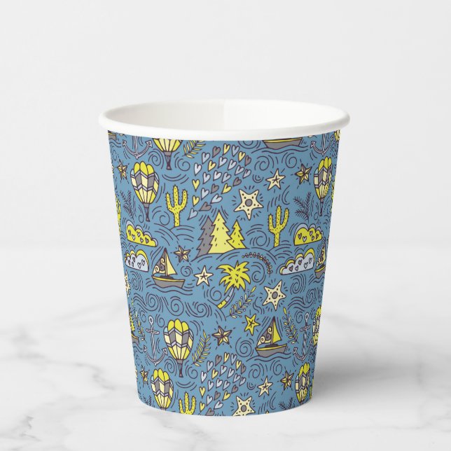 Travel Fun Paper Cups (Left)