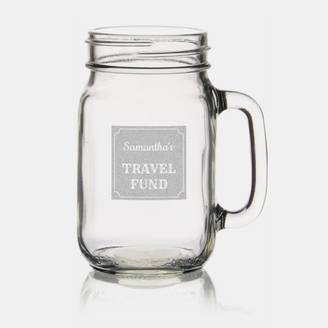 Travel Fund Jar (Glassware)
