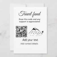 Travel fund vacation honeymoon donation add name