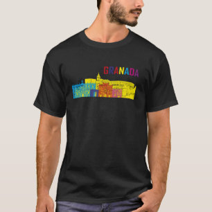 Travel Granada Spain Europe Spanish Family Vacatio T-Shirt