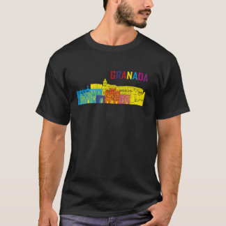 Travel Granada Spain Europe Spanish Family Vacatio T-Shirt