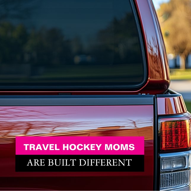 Travel Hockey Moms are Built Different Car Magnet (Travel Hockey Moms are Built Different Car Magnet)