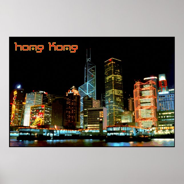 Travel Hong Kong Poster (Front)